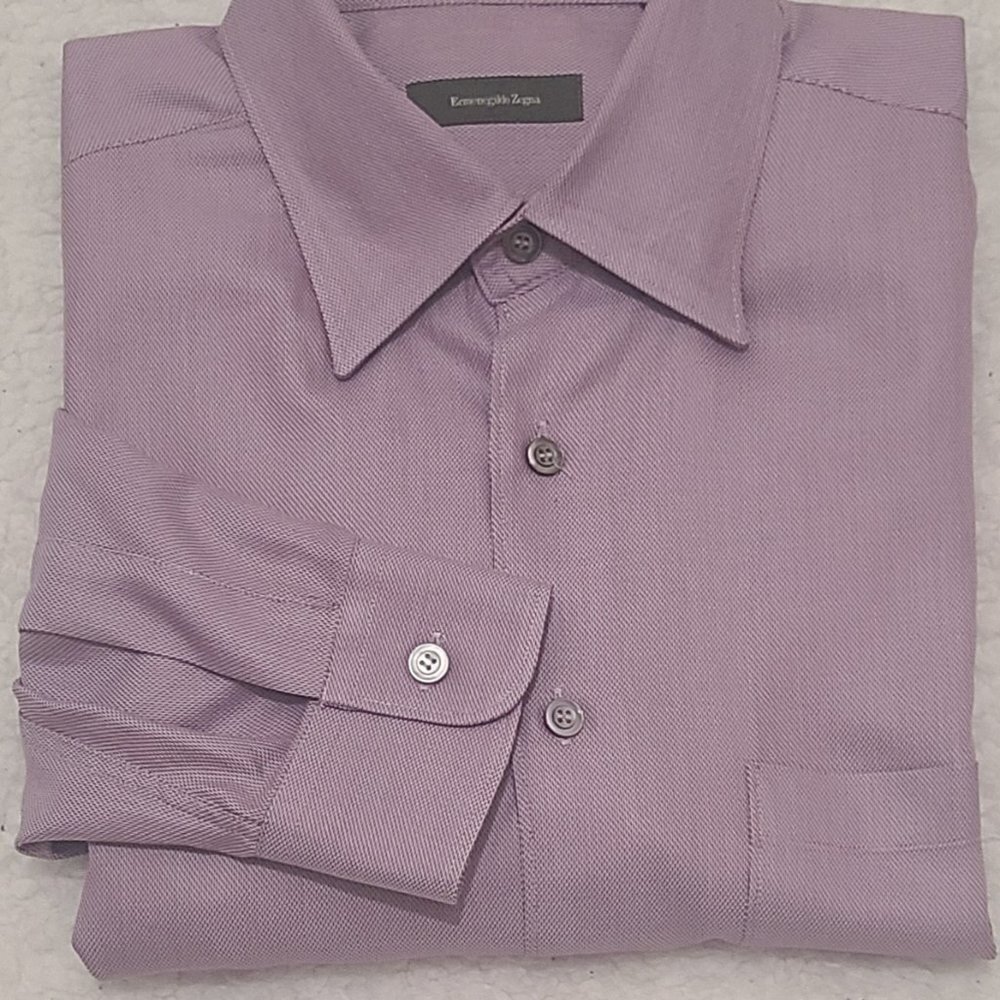 Ermenegildo Zenga XL Buton Down Shirt Long Sleeve EUC